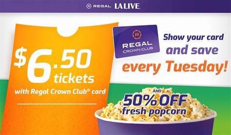 are regal tickets cheap on tuesdays
